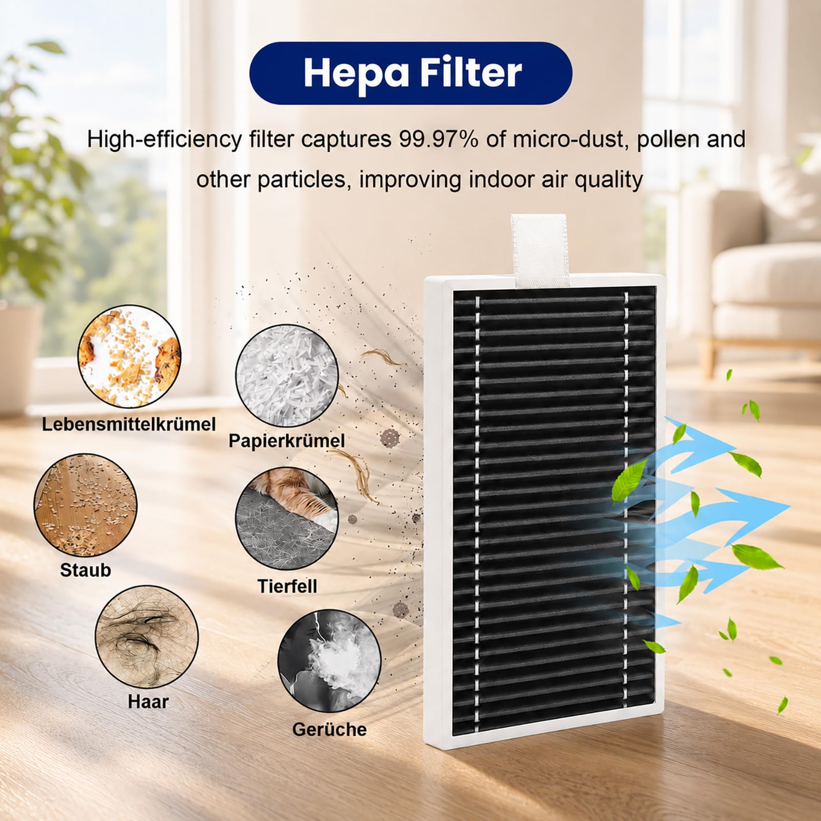 22 Stück Zubehör für Ecovacs Deebot T90 PRO Omni / T90 Omni / X12 PRO Omni Saugroboter | 2 Hauptbürste, 6 Staubbeutel, 4 Filter, 3 Roller Wischwalze, 6 Seitenbürsten