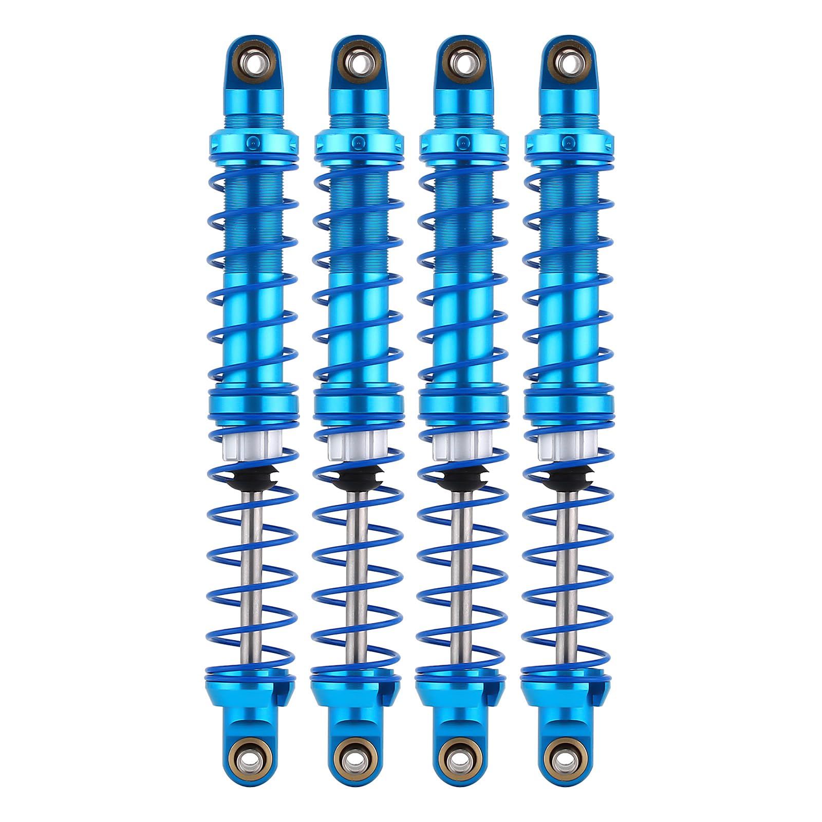INJORA RC Shock Absorber Oil Adjustable RC Damper Set with Springs for 1/10 RC Truck Crawler Axial SCX10 TRX4 D90 (110mm)