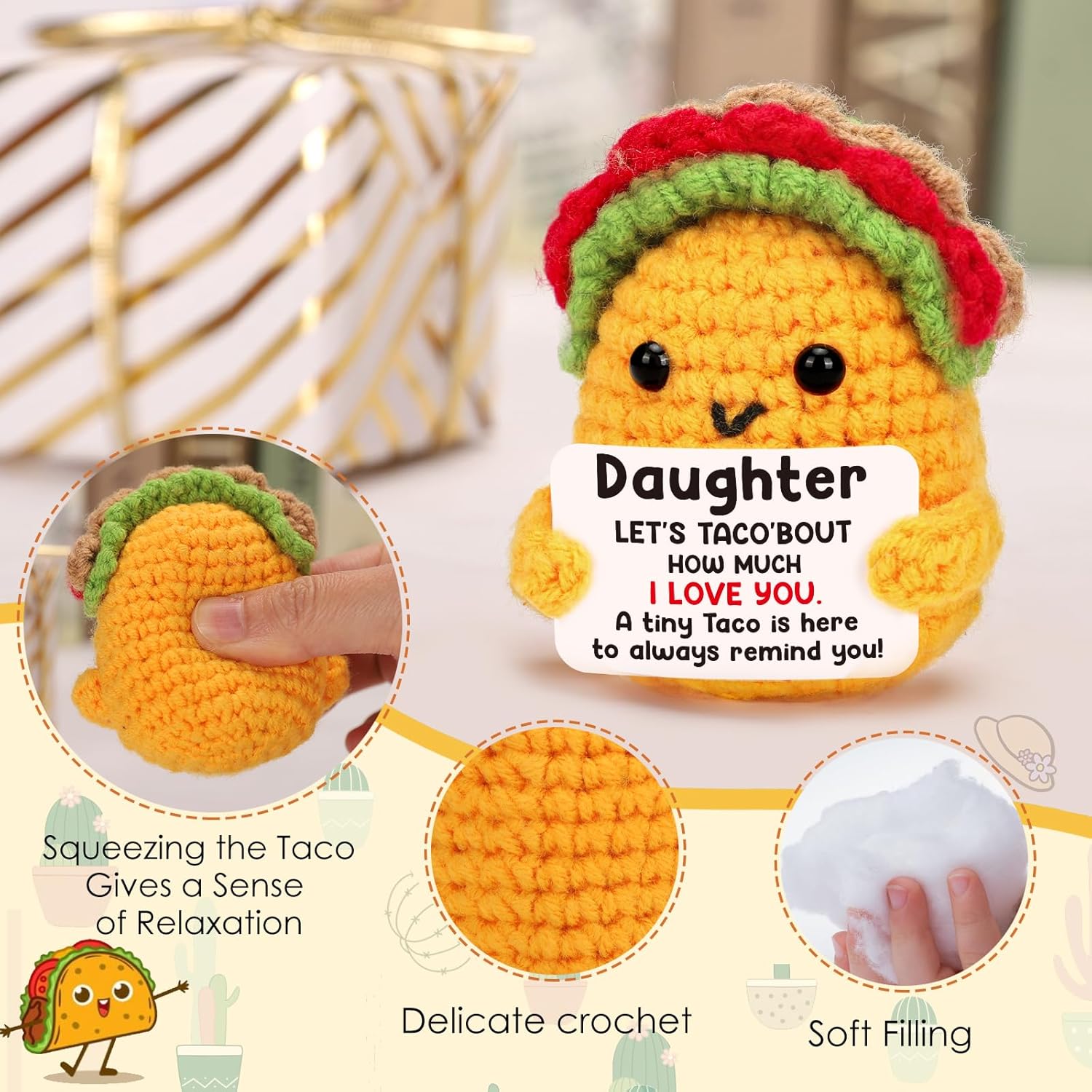 Daughter Gifts from Mom Dad Year Old Girl First Mothers Day Birthday Gifts for New Mom Teen Girl Daughter Teen Girls Easter Basket Stuffers for Teens Girls First Trendy Stuff Easter Eggs Filled