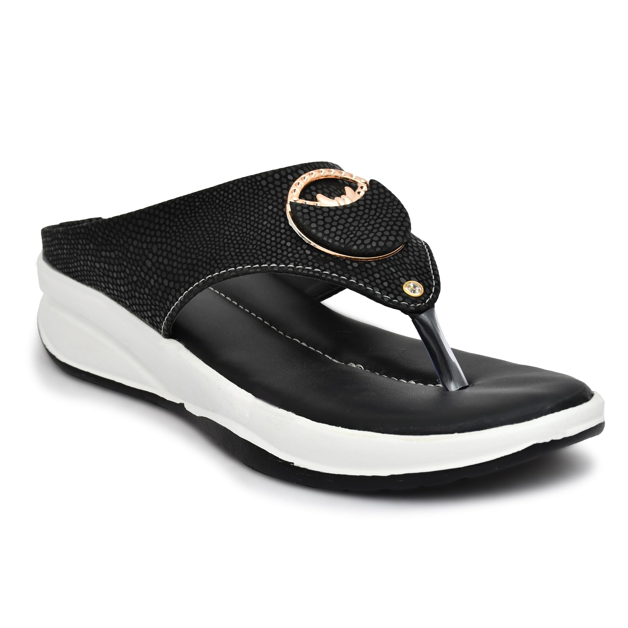 MKS Shoes Womens Sandal (Black, 4) (B0CK6NRB8C) Amazon Price History, Amazon Price Tracker
