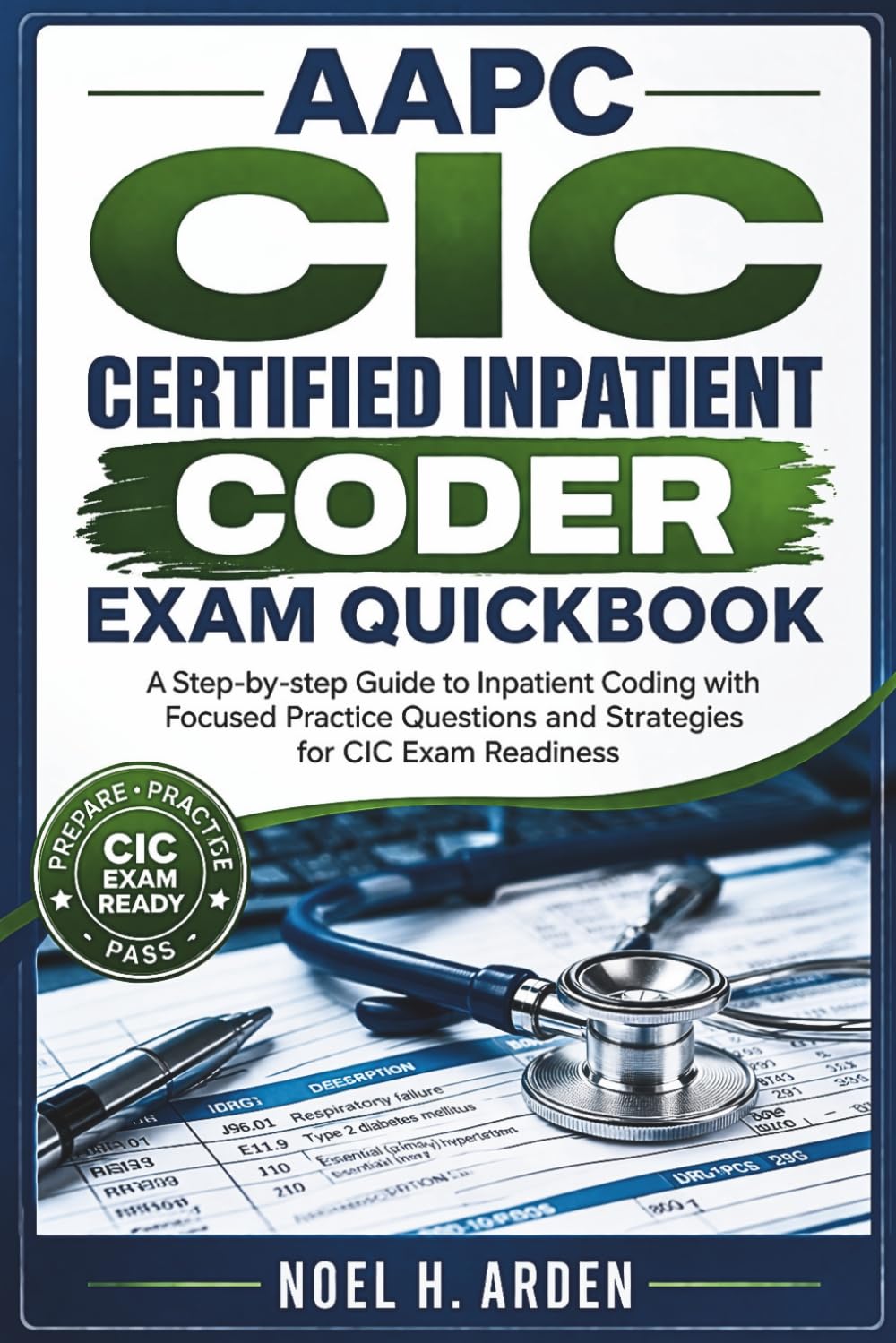 AAPC CIC CERTIFIED INPATIENT CODER EXAM QUICKBOOK: A Step-by-step Guide to Inpatient Coding with Focused Practice Questions and Strategies for CIC Exam Readiness