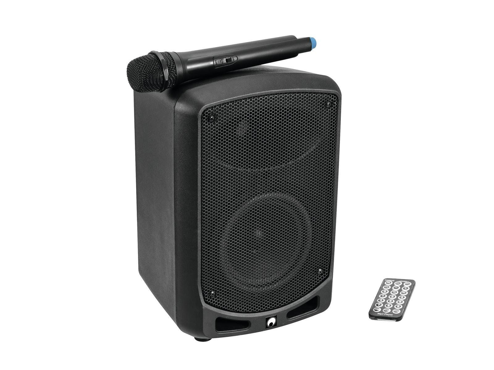 Omnitronic WAMS-65BT Drahtlos-PA-System | Tragbare 6,5"-PA mit UHF-Funkempfänger, Audioplayer, Bluetooth und 40 W RMS | Ideal für alle netzunabhängigen und kabelfreien Anwendungen
