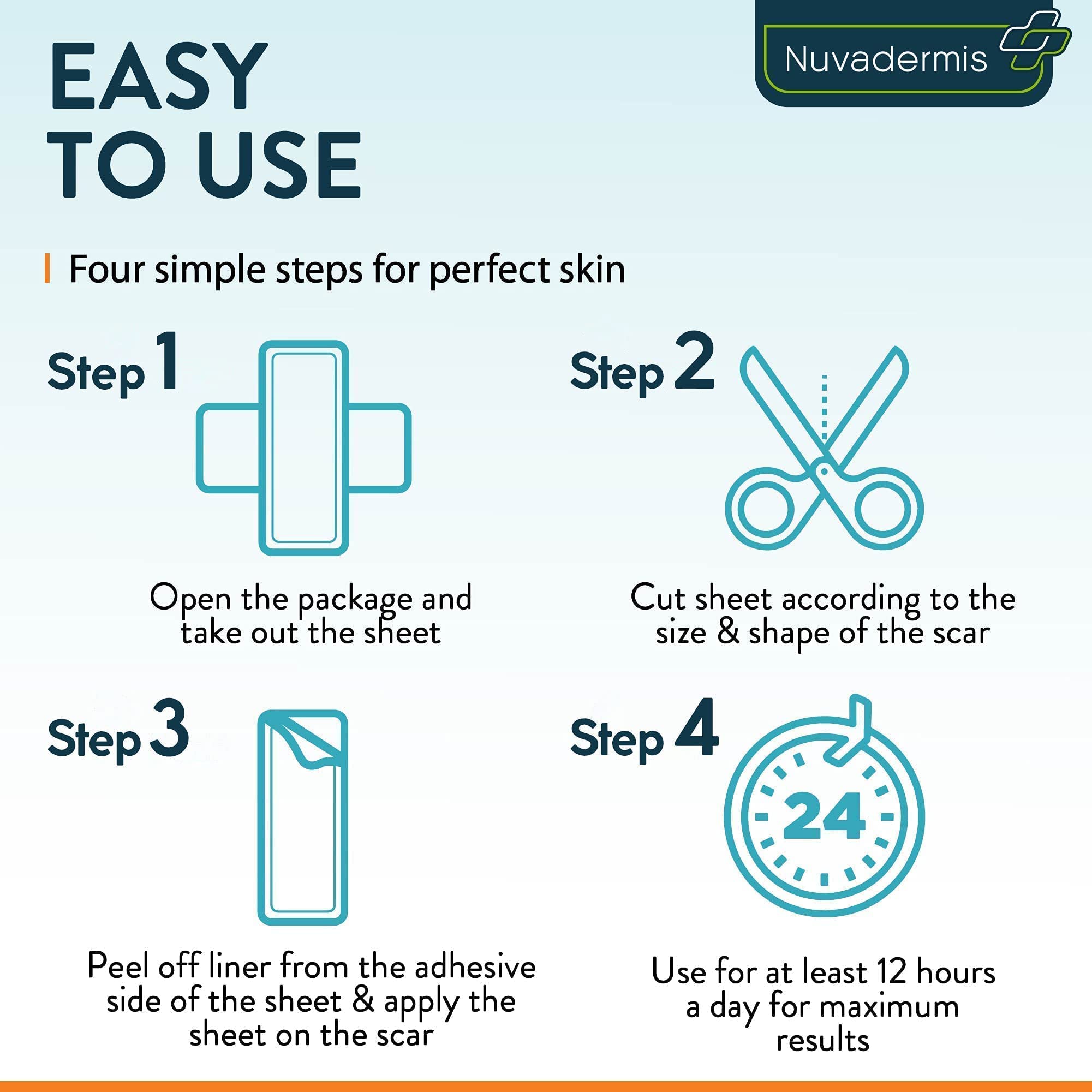 Silicone Scar Sheets, Strips, Tape Keloid, CSection, Surgical