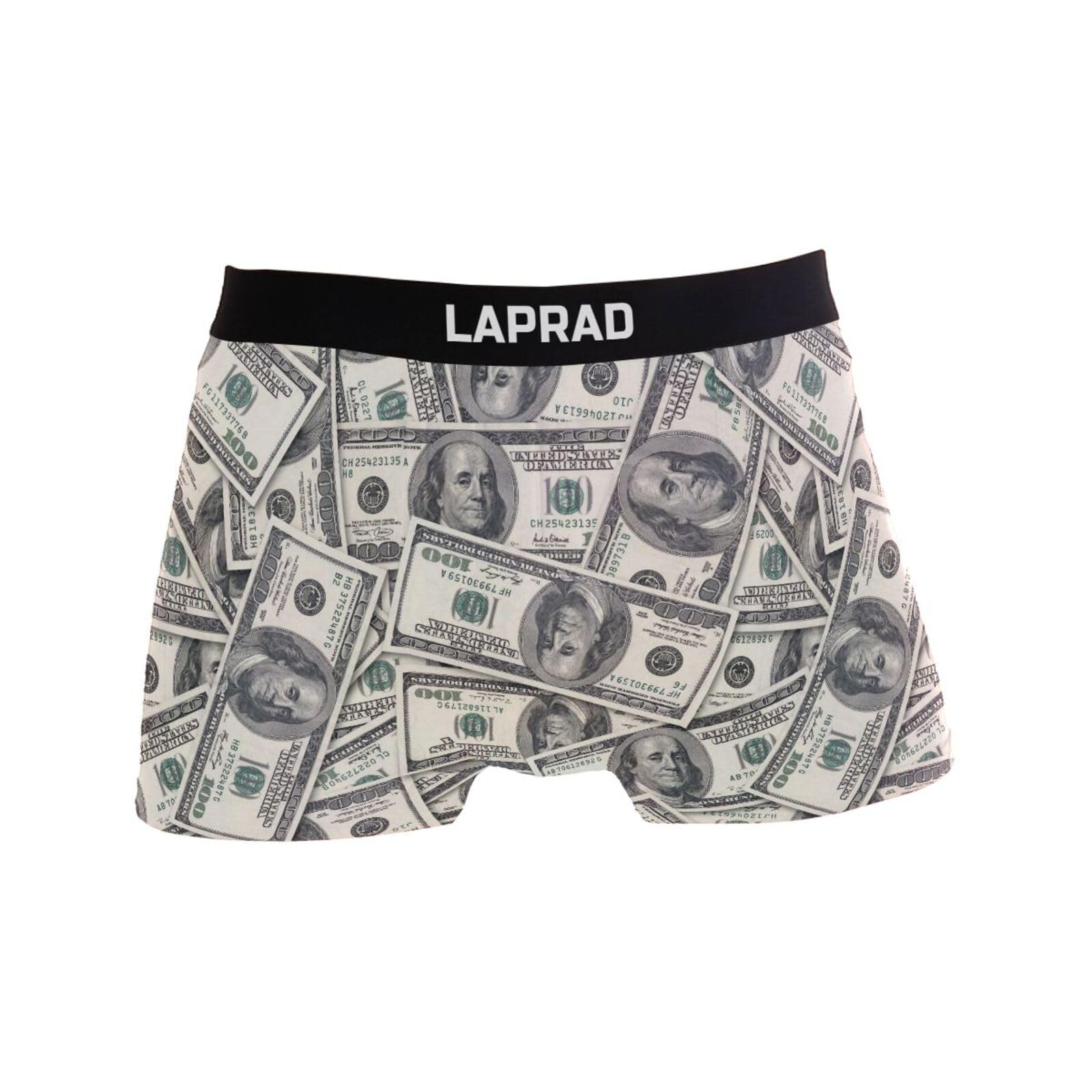 Laprad Men's Boxer Briefs Soft Breathable Underwear Stretch Boxer Shorts Leg