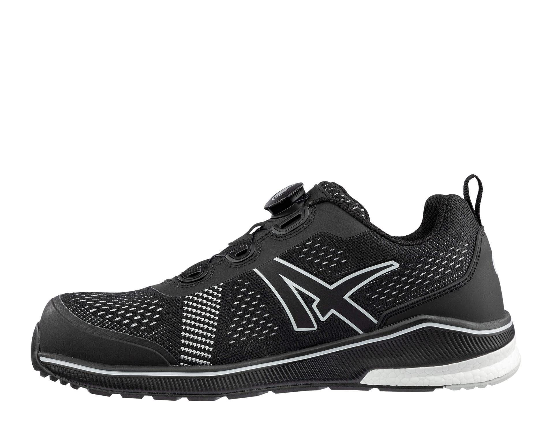ALBATROS Voltage Black QL Low buty robocze, buty ochronne, S1P ESD HRO SRC, czapka z włókna szklanego, oddychająca, antypoślizgowa, bez metalu, dla mężczyzn, czarny, 47 EU