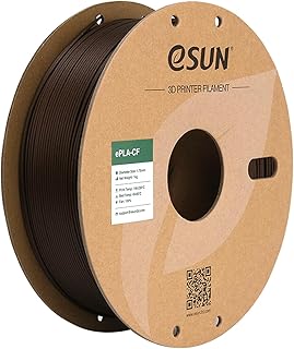 eSUN Kohlefaser Gefüllt PLA Filament 1.75mm, PLA-CF Carbon Fiber Filled PLA Filament Maßgenauigkeit +/- 0.03mm, 1KG Spule...