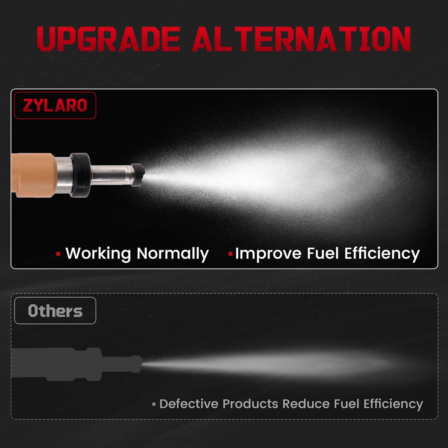 Fuel Injectors Fits For:/-Toyota Corolla 2009-2015 1.8L XRS Sedan 2.4L 2009-2013 Matrix Base Wagon 1.8L 2009-2012,OE 23250-0T010,322-50202,23209-09140,322-50202,23209-39145