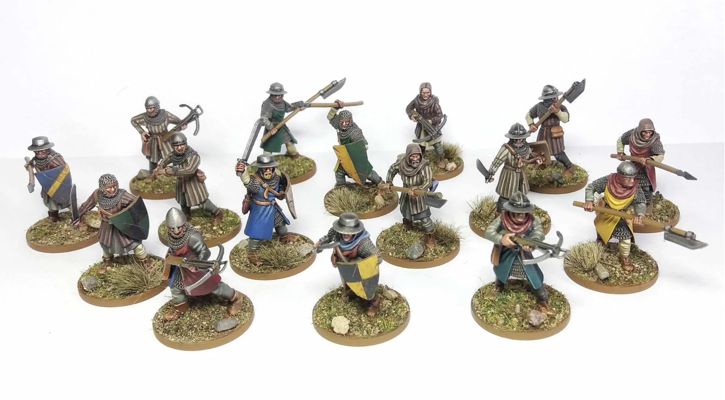 Amazon.com: Wargames Atlantic Age of Chivalry Foot Serjeants (1100