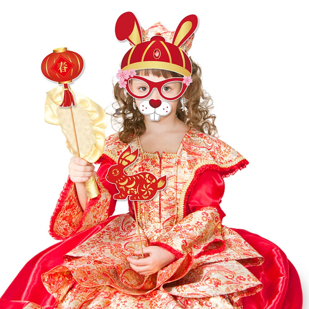 Ldabrye Lot De 9 Accessoires De Photomaton De Printemps Pour Fêtes