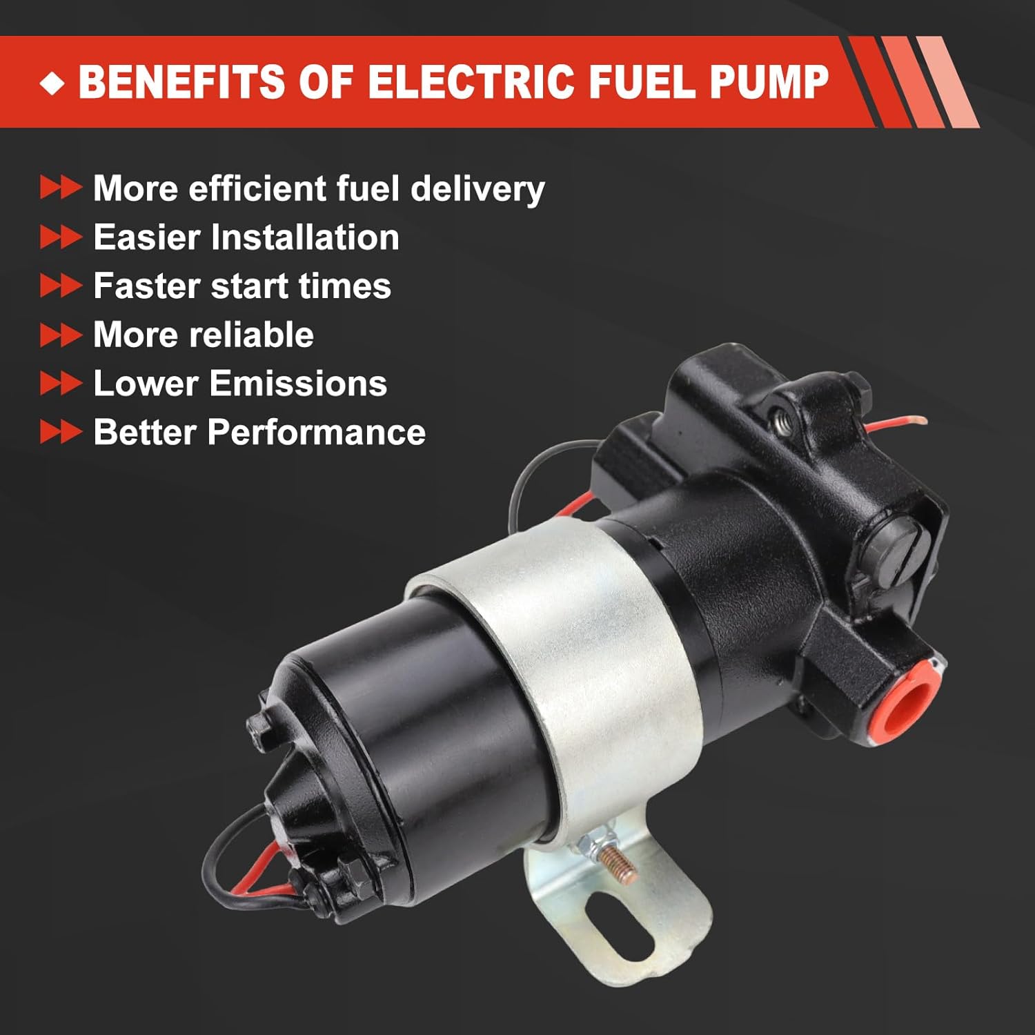 110 GPH Electric Fuel Pump 14 PSI Replaces 12-802-1, Exceptional Fuel Flow and Reliability