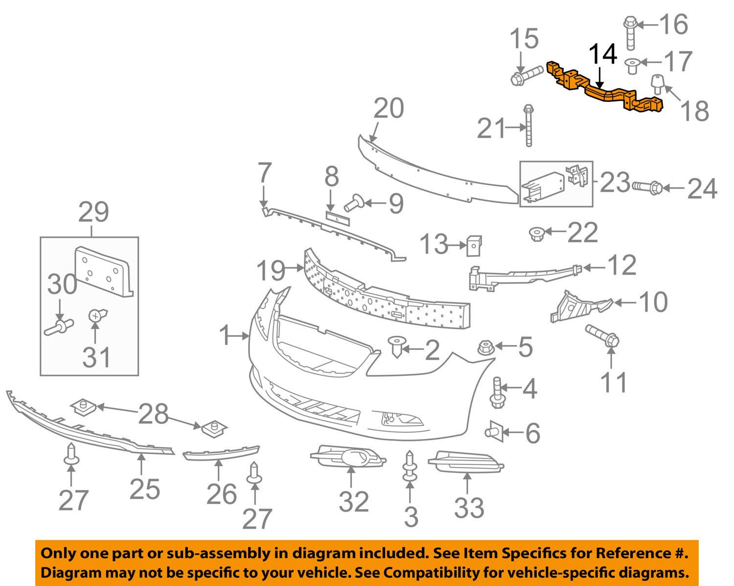 Amazon.com: Genuine GM Parts 20887457 Front Bumper Cover Retainer 