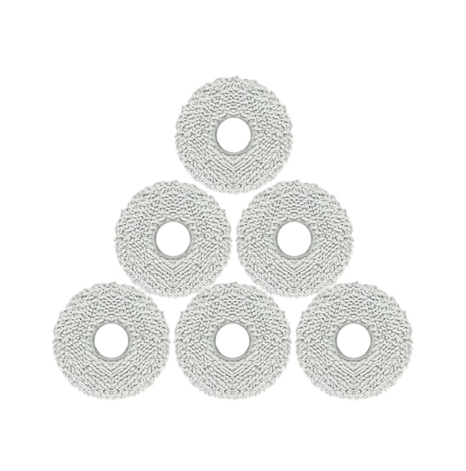 JIYUTQQ parts Mop, Compatible for ECOVACS DEEBOT T30S AI Care, Sweeping Robot Accessories(Mop 6pcs)