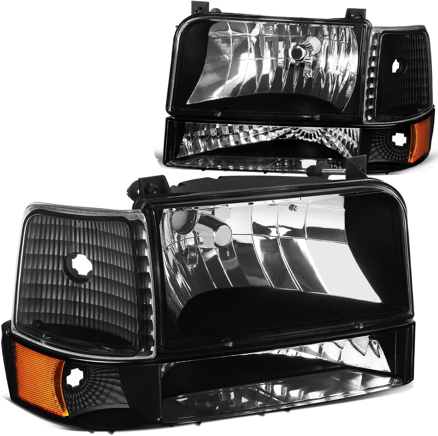 Clear Chrome Led Drl Headlights Bumper Fog Lights Fit Fo Nx3 | Meses Sin Interés - Foto 3