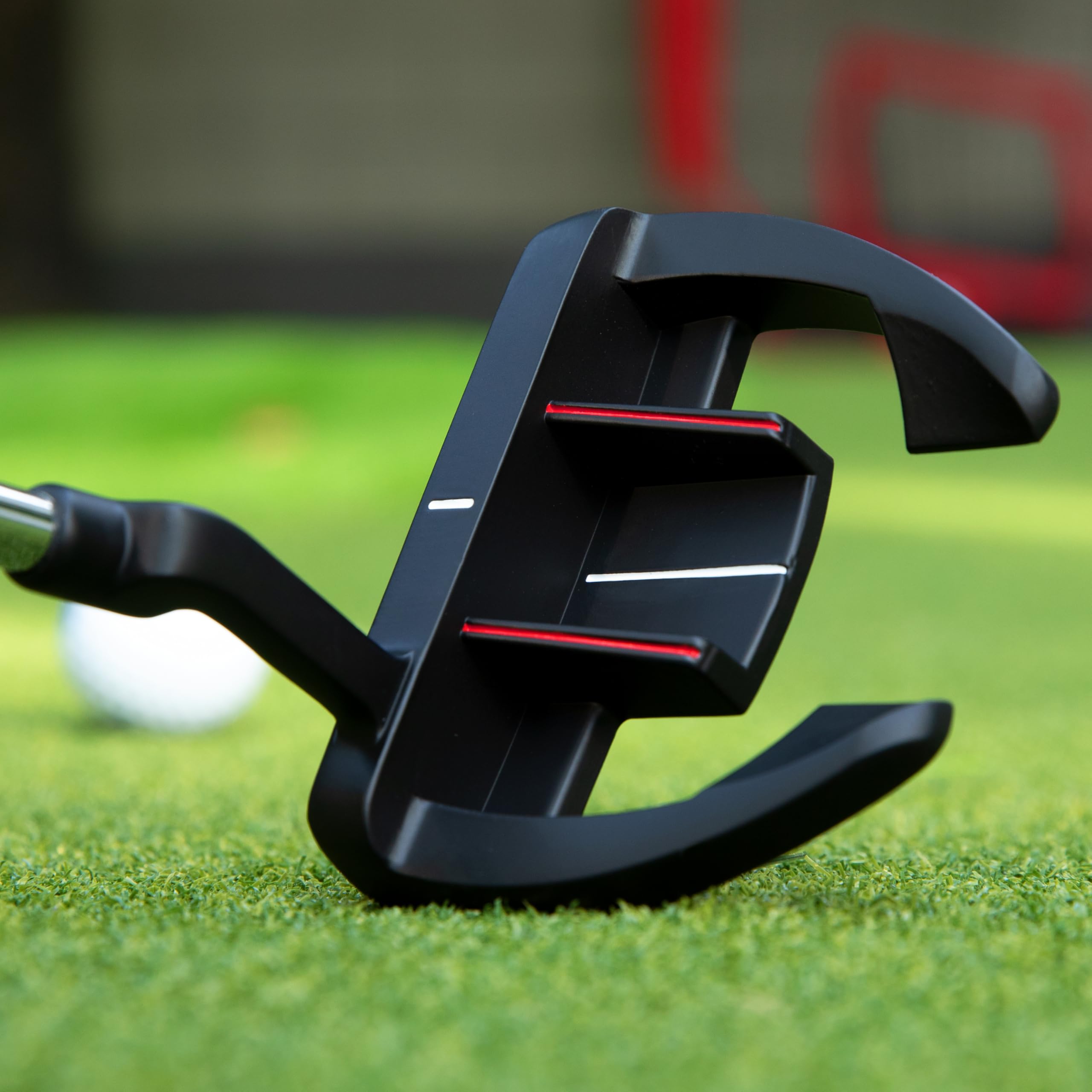 PGM Golf-Putter für Damen und Herren, Anti-Verdreh-Schlägel-Design mit Ausrichtungsführung und abgestuftem Schaft, niedriger Schwerpunkt für glatte, präzise Putts
