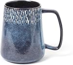 Large ceramic mug for coffee, 24 oz, design with large handle, tea cup and extra large coffee for office and home, microwave and dishwasher compatible (Color: 24 oz green).