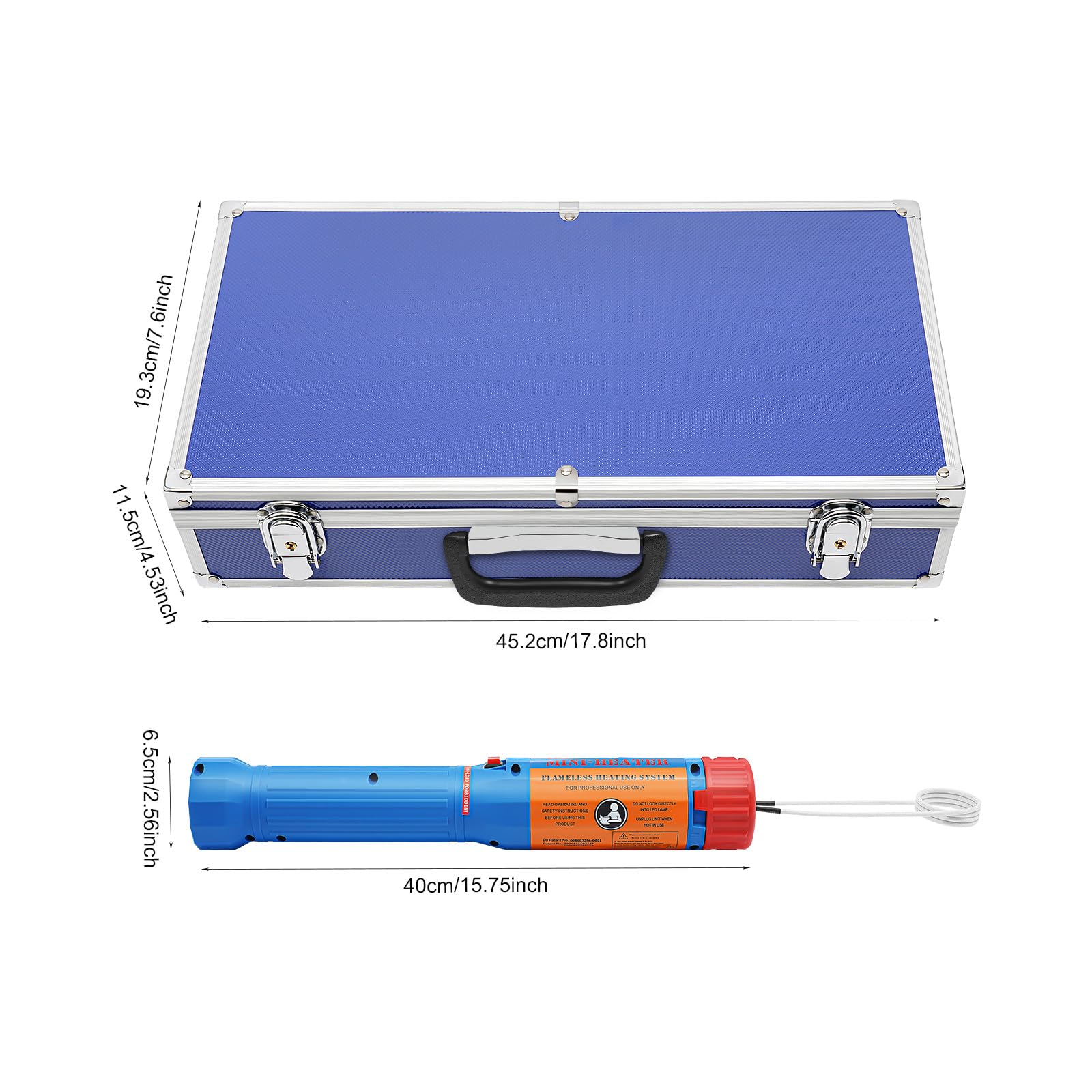 Induktionsheizgerät mit 6 Starren Spulen,2 Flexiblen Spulen,1100W kfz Induktionsheizer 5-40 Sekunden Lösen Max. 800°C mit LED-Anzeigeleuchte,Magnetischer Induktion Schraubenlöser Set,KFZ-Werkzeuge