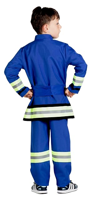 Foto 3 de 6 de Ciao- Sam el Bombero Nuevo Uniforme disfraz niño original (Talla 5-7 años) con máscara