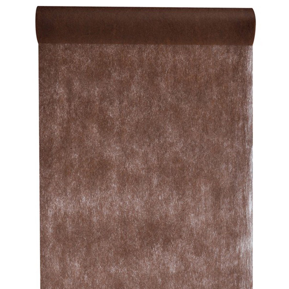Santex Table Runner Decorative Fabric Fleece 30 cm x 10 m Brown