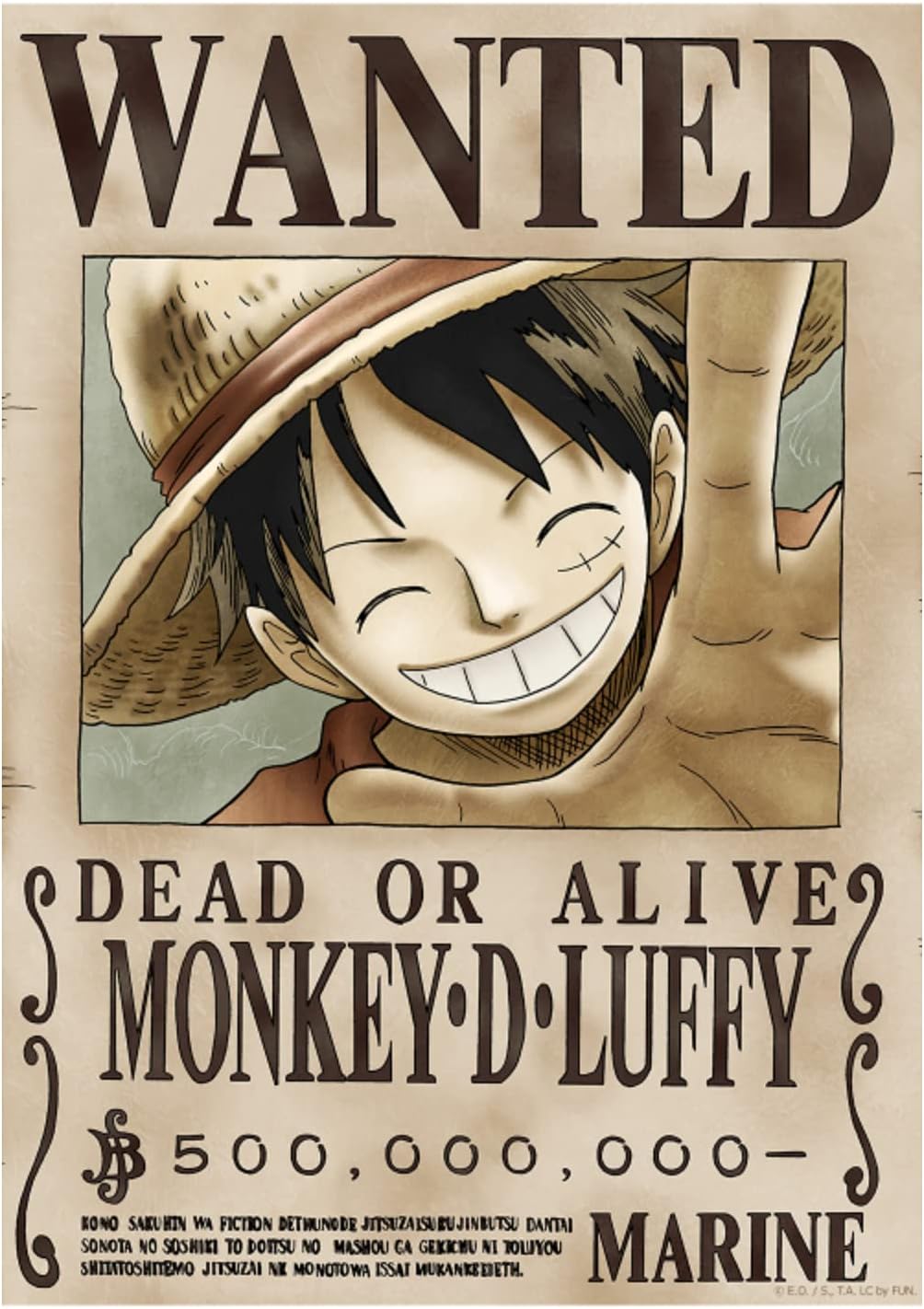 Tokiwa One Piece New World Wanted Pôster - Oficialmente Licenciado