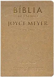 Biblia De Estudo: Joyce Meyer Dourada Letra Grande