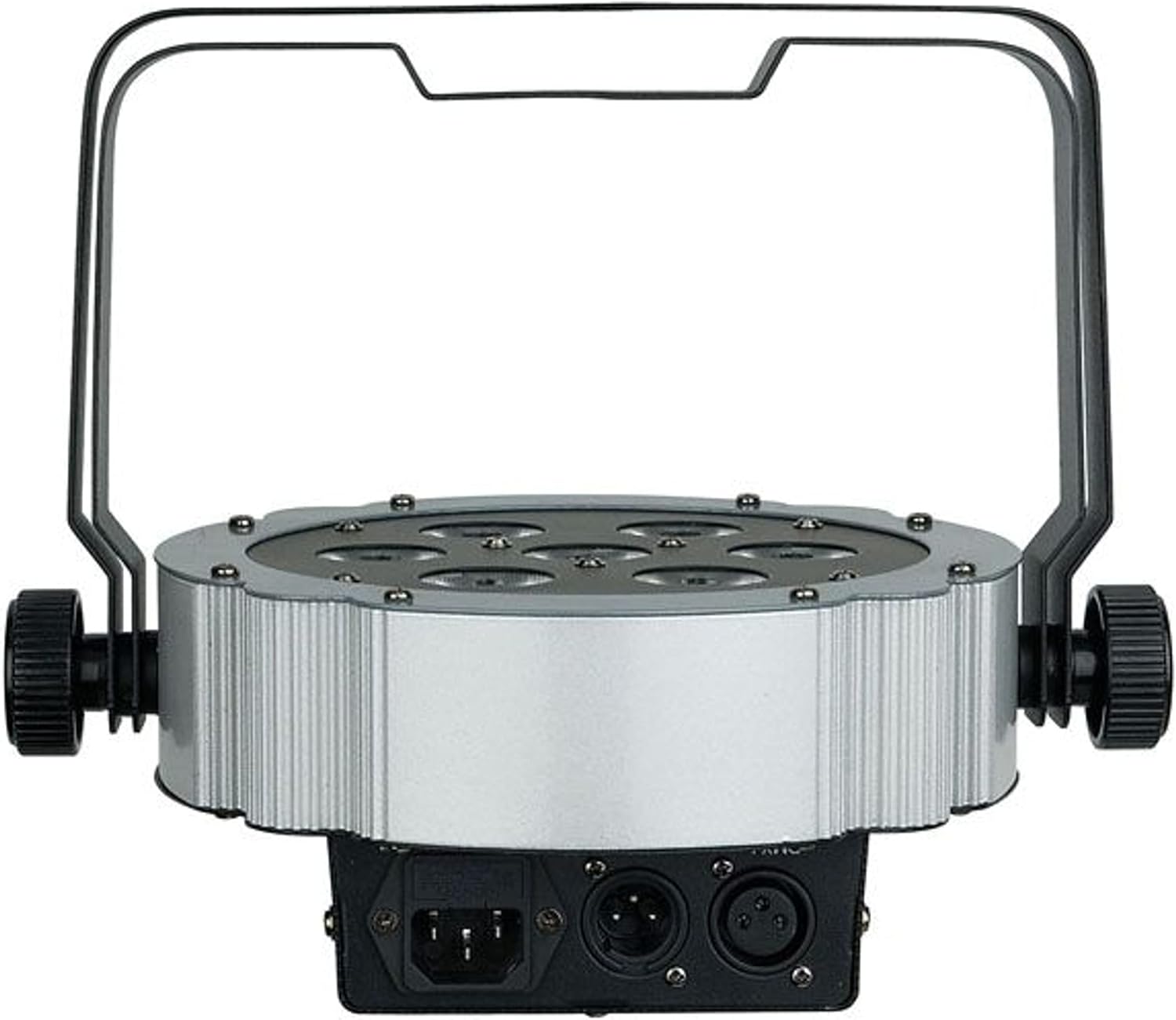 Showtec Compact Par 7 Q4 rear view med forbindelser