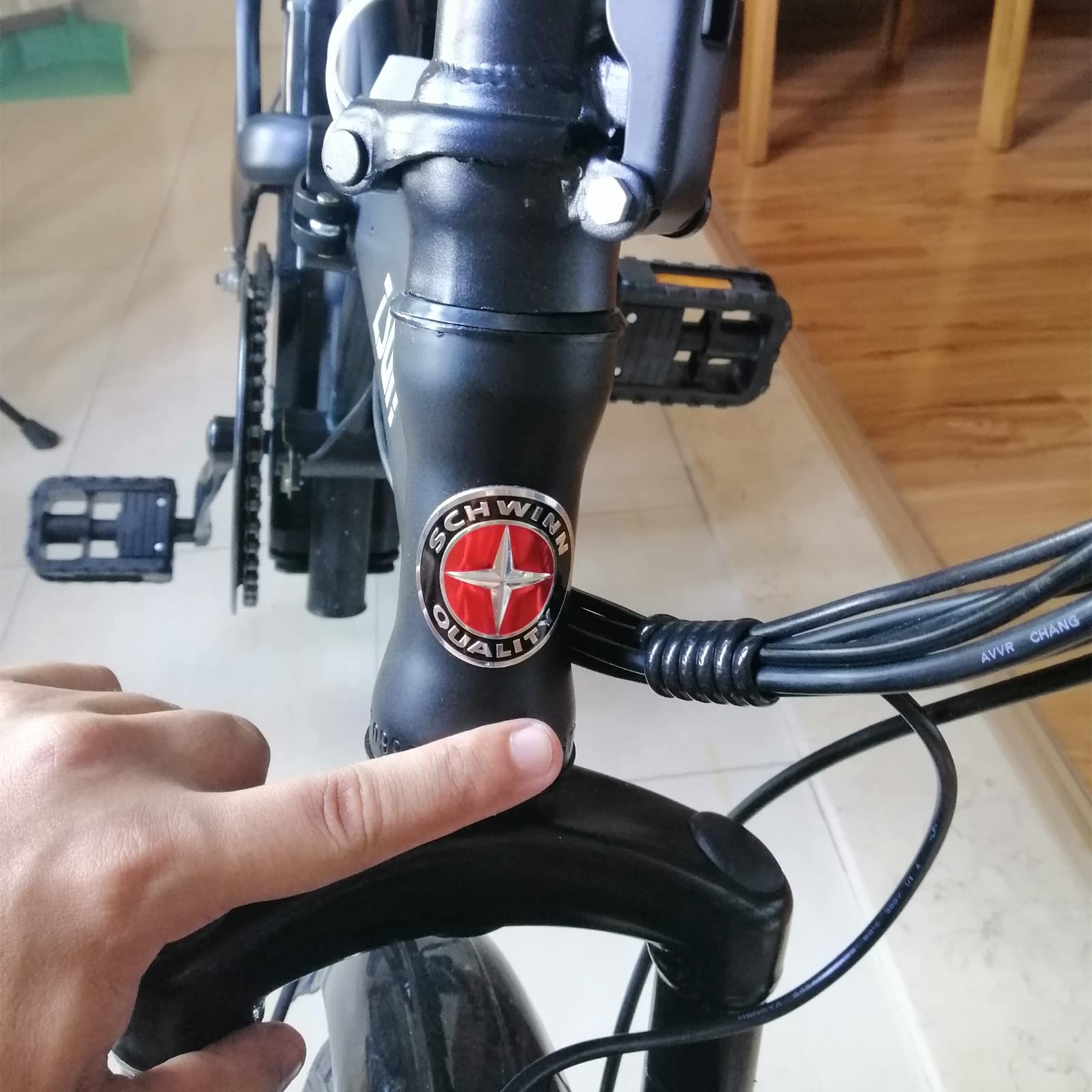Autocollant Alu Flexible Vélo VTT BMX – Emblème Autobot Personnalisable