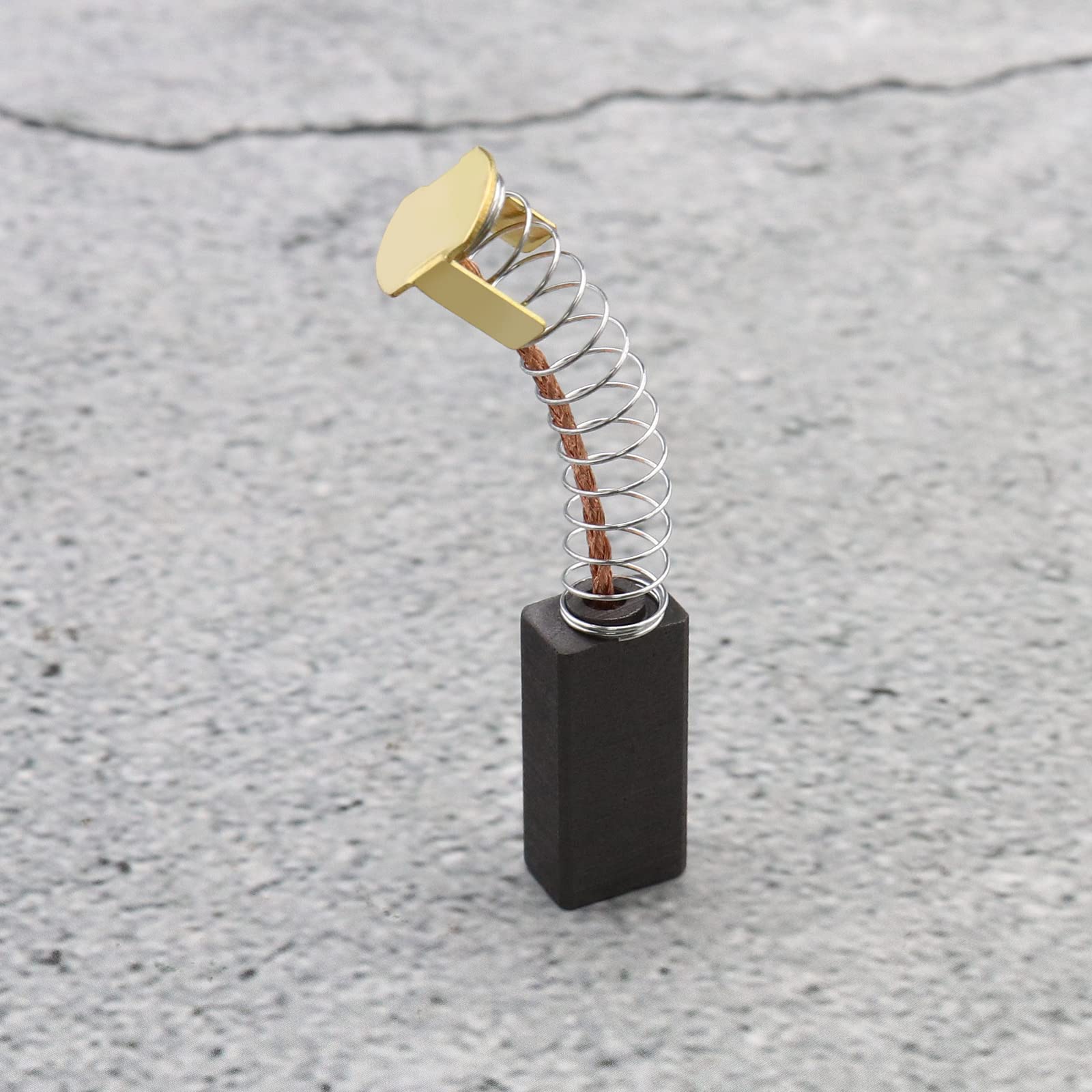 Create idea 2 pary wymiennych szczotek węglowych kompatybilnych z wymiennymi szczotkami silnika Moretti 6 x 9 x 20 mm