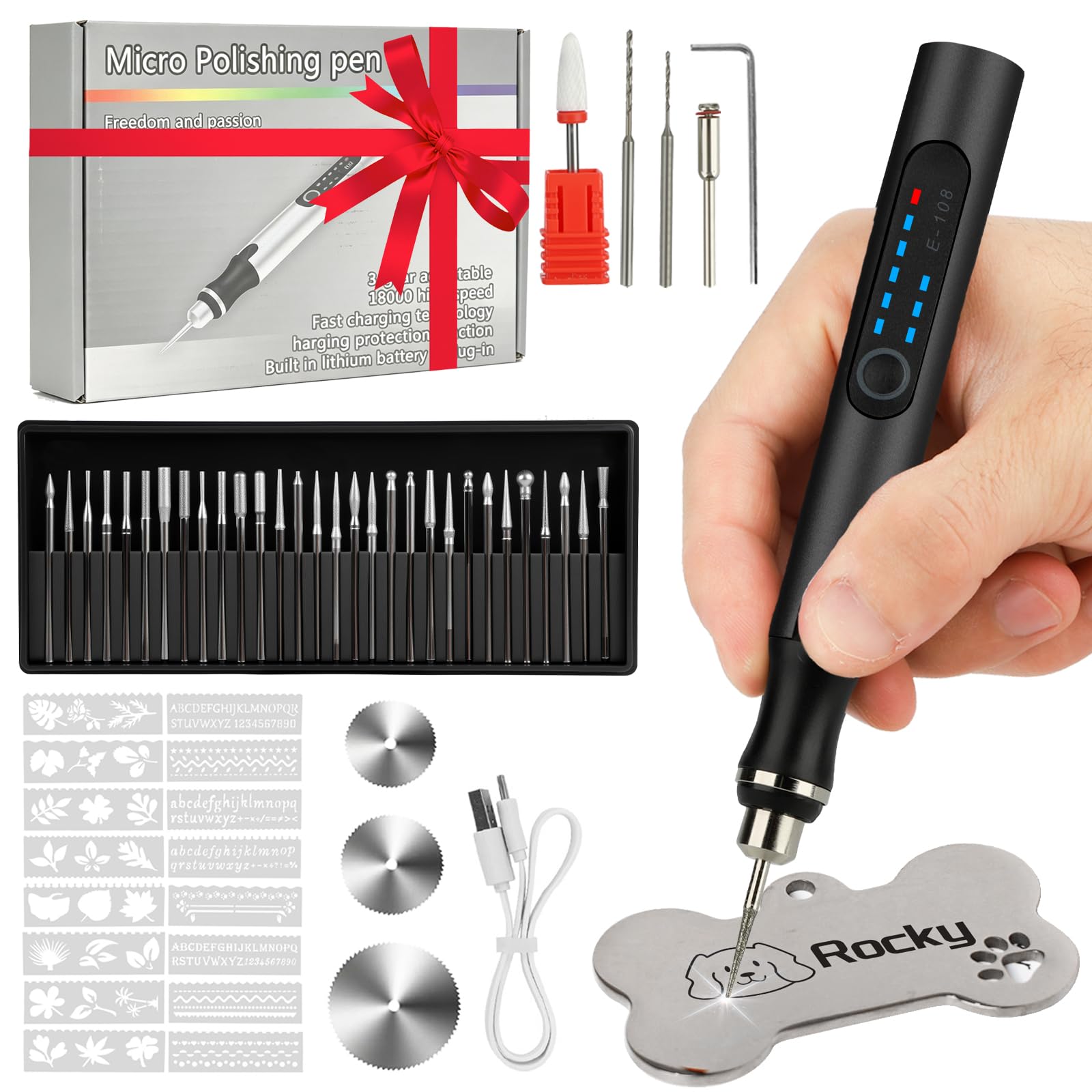 Stylo de gravure portable pour personnaliser vos objets en verre