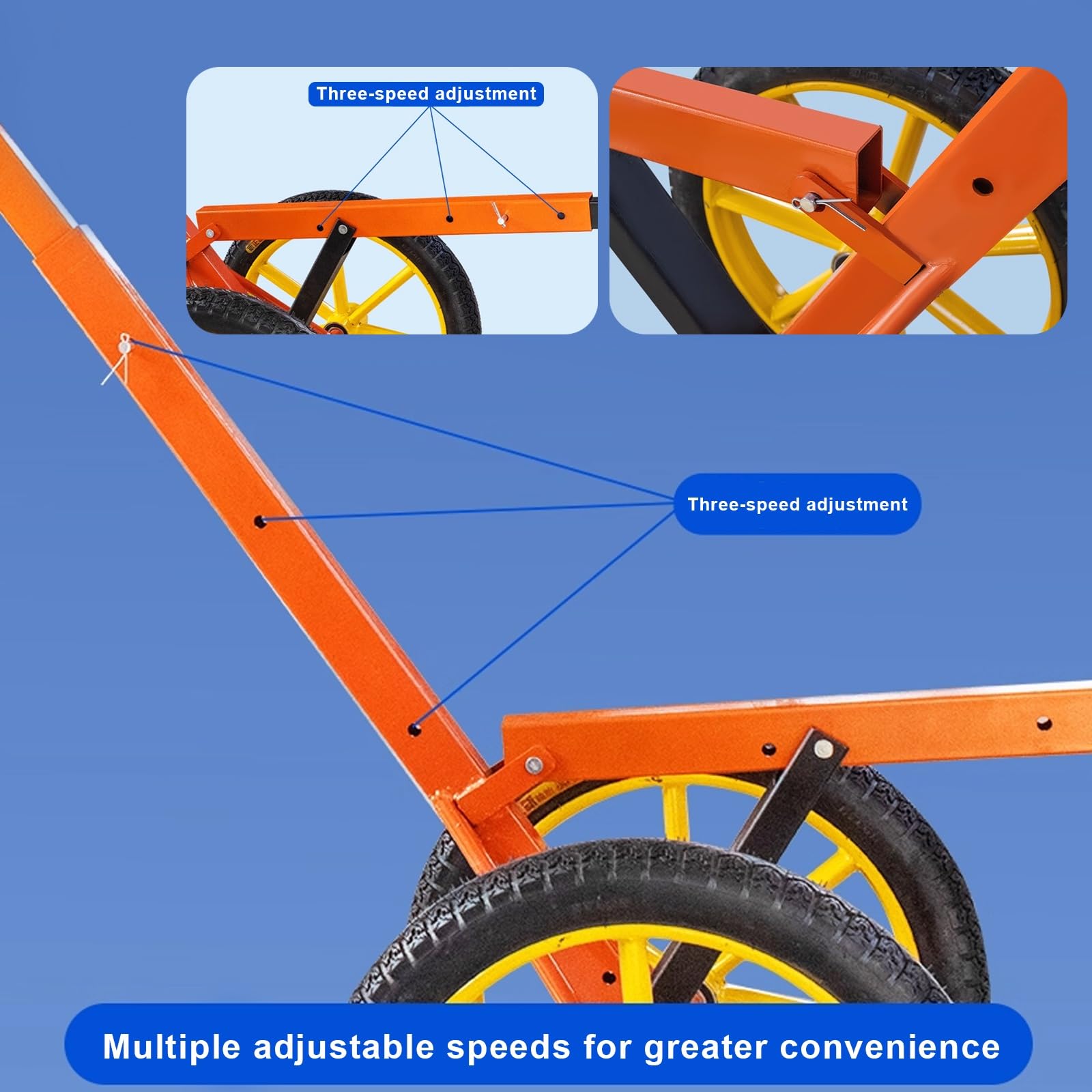 Carrello di sollevamento magnetico per pozzetto, regolabile, resistente, capacità di 399,2 kg, con magneti di sollevamento e 2 pneumatici per un facile sollevamento e trasporto