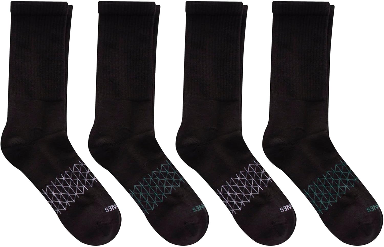 Hanes Men's Absolute Active Cushioned Crew Socks (4-Pack) - Image 2