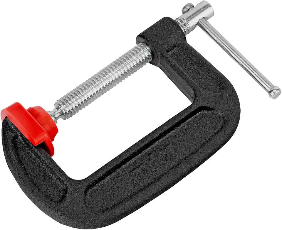 MTX Grampo Tipo C Nº3 75 x 50 x 150 mm – Clamp de Fixação Alta Resistência
