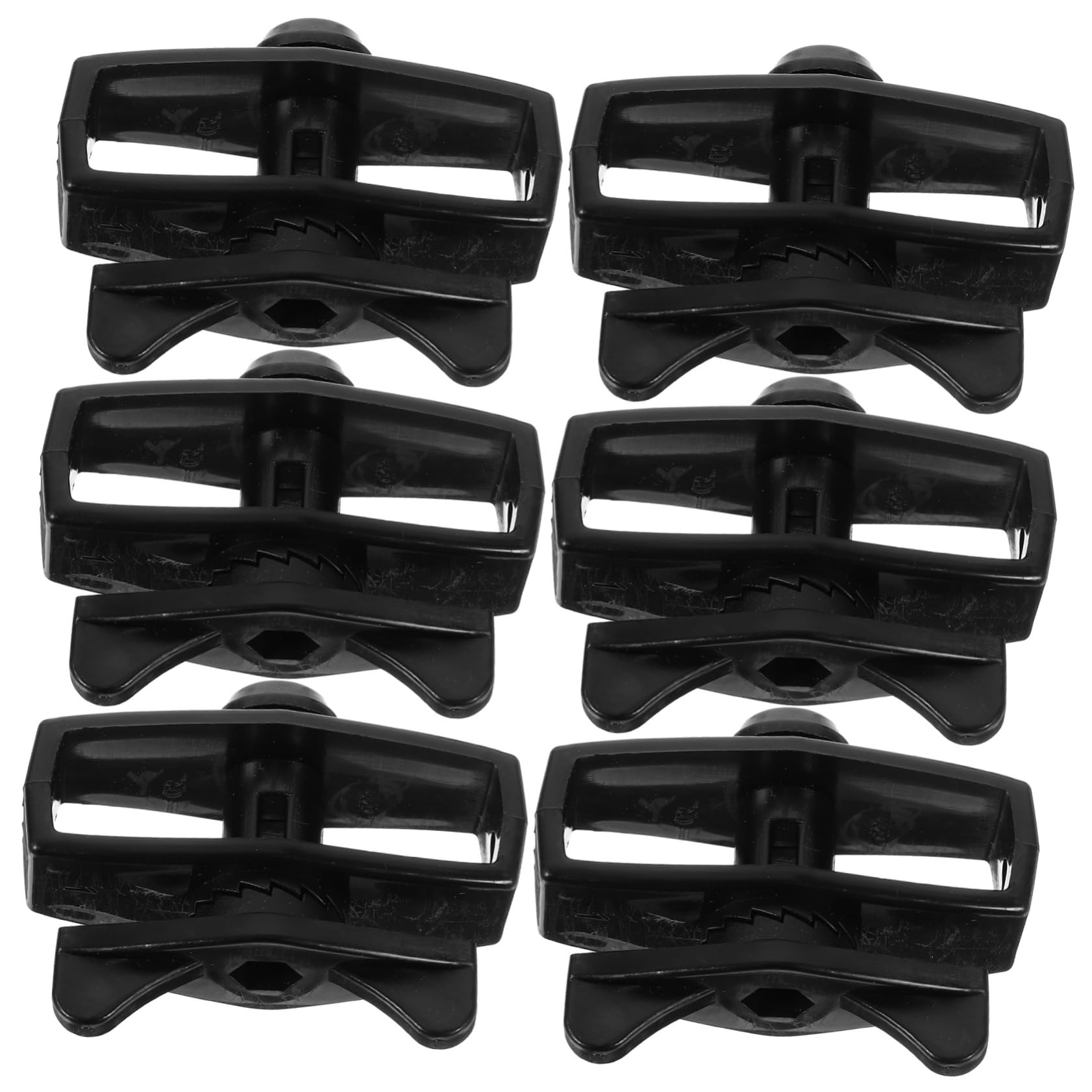 Hemobllo 5 Set Tenditore Per Recinzione Tenditore Cavo Di Sicurezza Fune Tensione Auto Recinzione Elettrica Batteria Ancora Laccio Fascette Asta Di Filo 6 pezzi*5