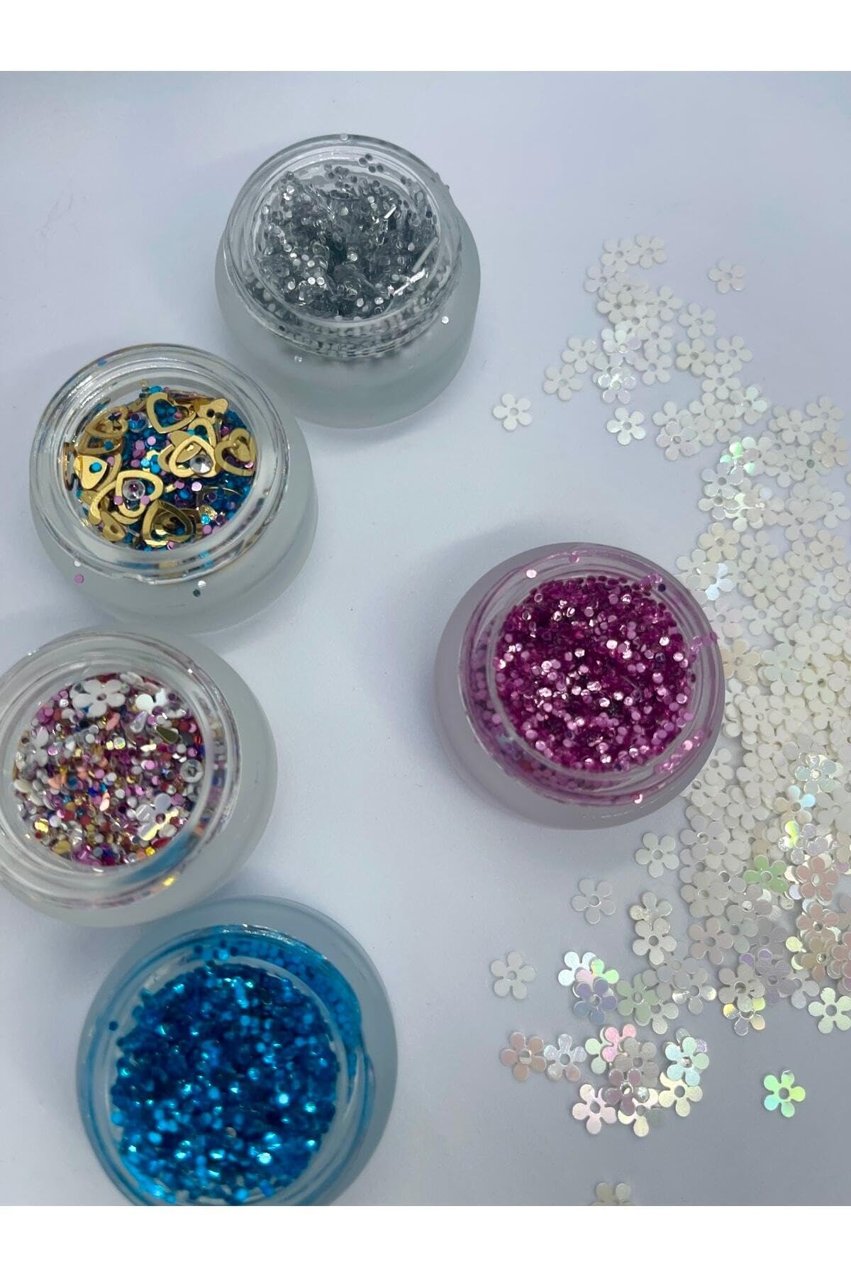 Hb Tasarım Lila Renk Işıltılı Jel Glitter - 10Gr, serashinegozfarı329