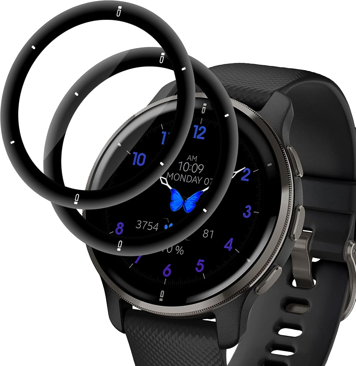 Supershieldz Screen Protector for Garmin Venu 2 Plus, 3D Full Coverage