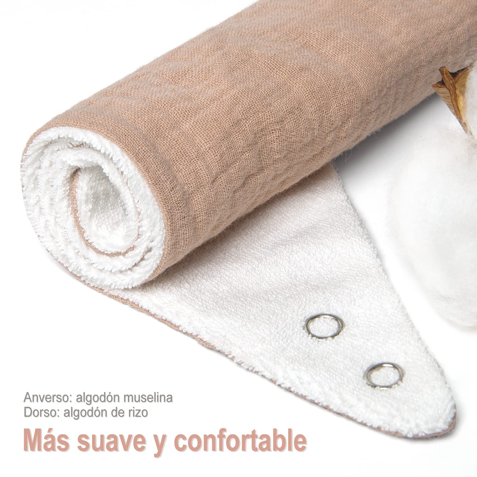 lulumoon bavaglino neonato bavaglini neonata bavaglini bandana für per bambino e bambina 6 pezzi