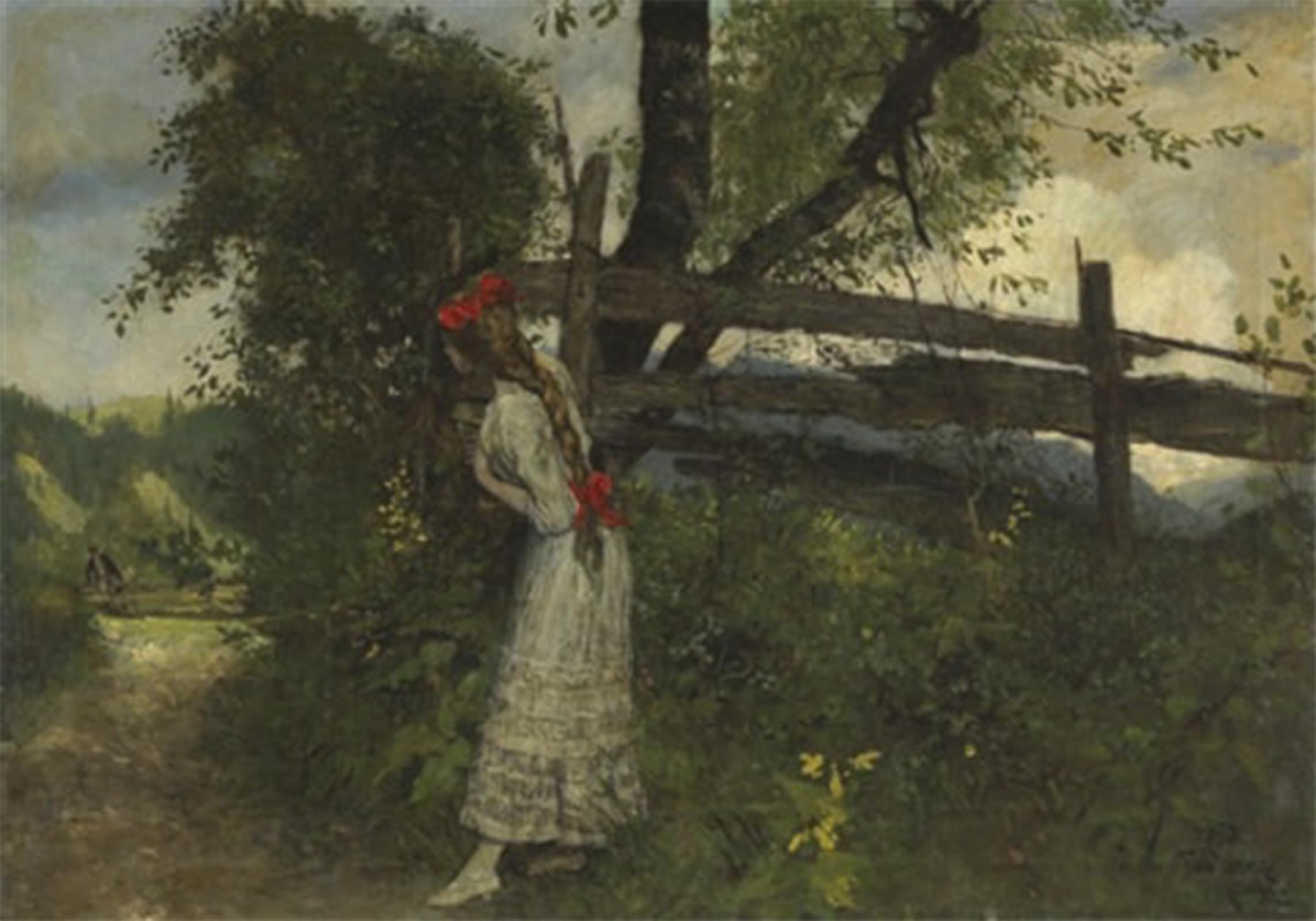 POSTERIIk Famous Animal Posters Vintage Picture the Tryst by Ferdinand Leeke Modern Wall Decor for Home Decor 60x90cm