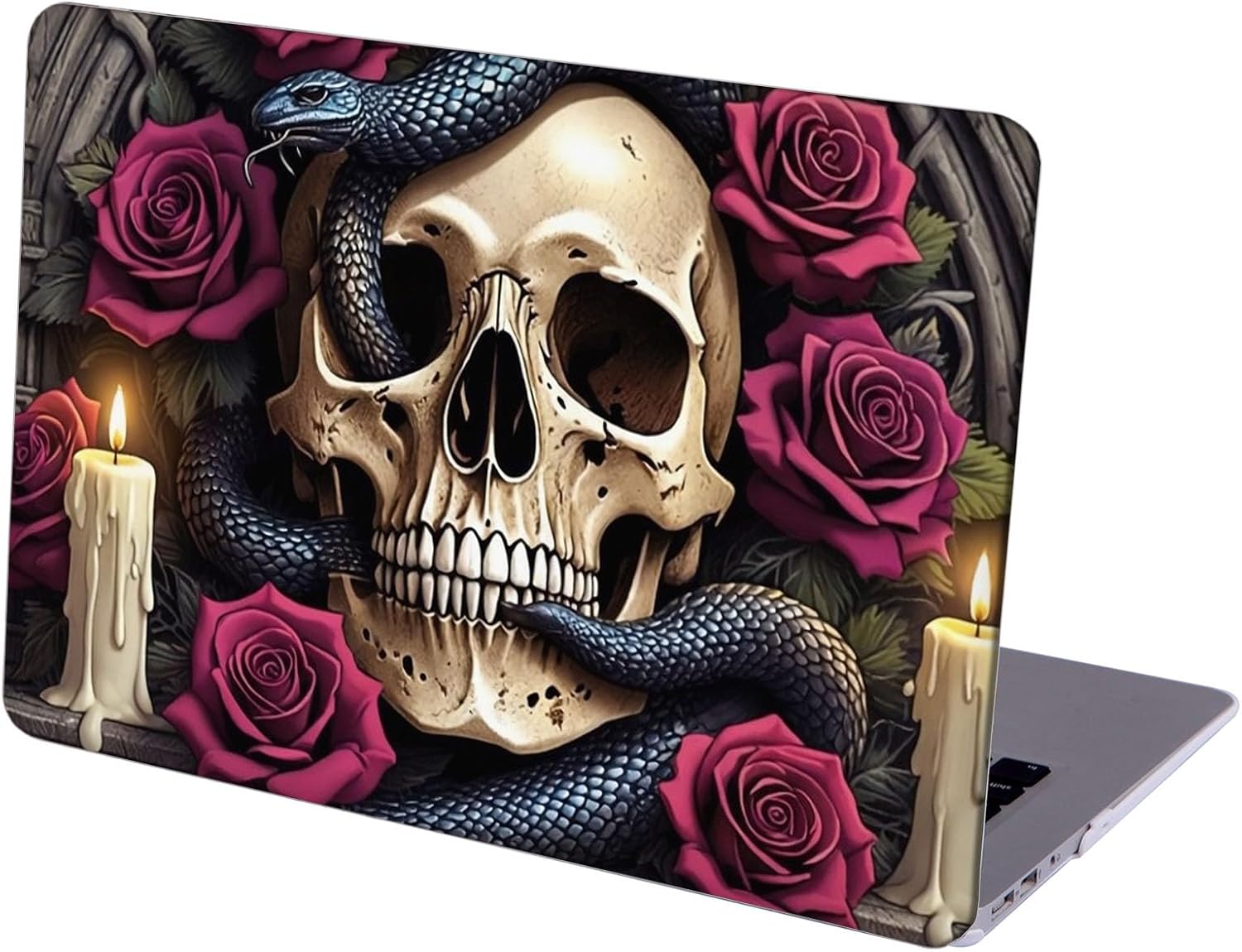 Compatible with MacBook Neo 13-inch, Hard Shell Case with Keyboard Cover and Screen Protector (A3404 A18 Pro chip, 2026 Release) - Skull MC24583