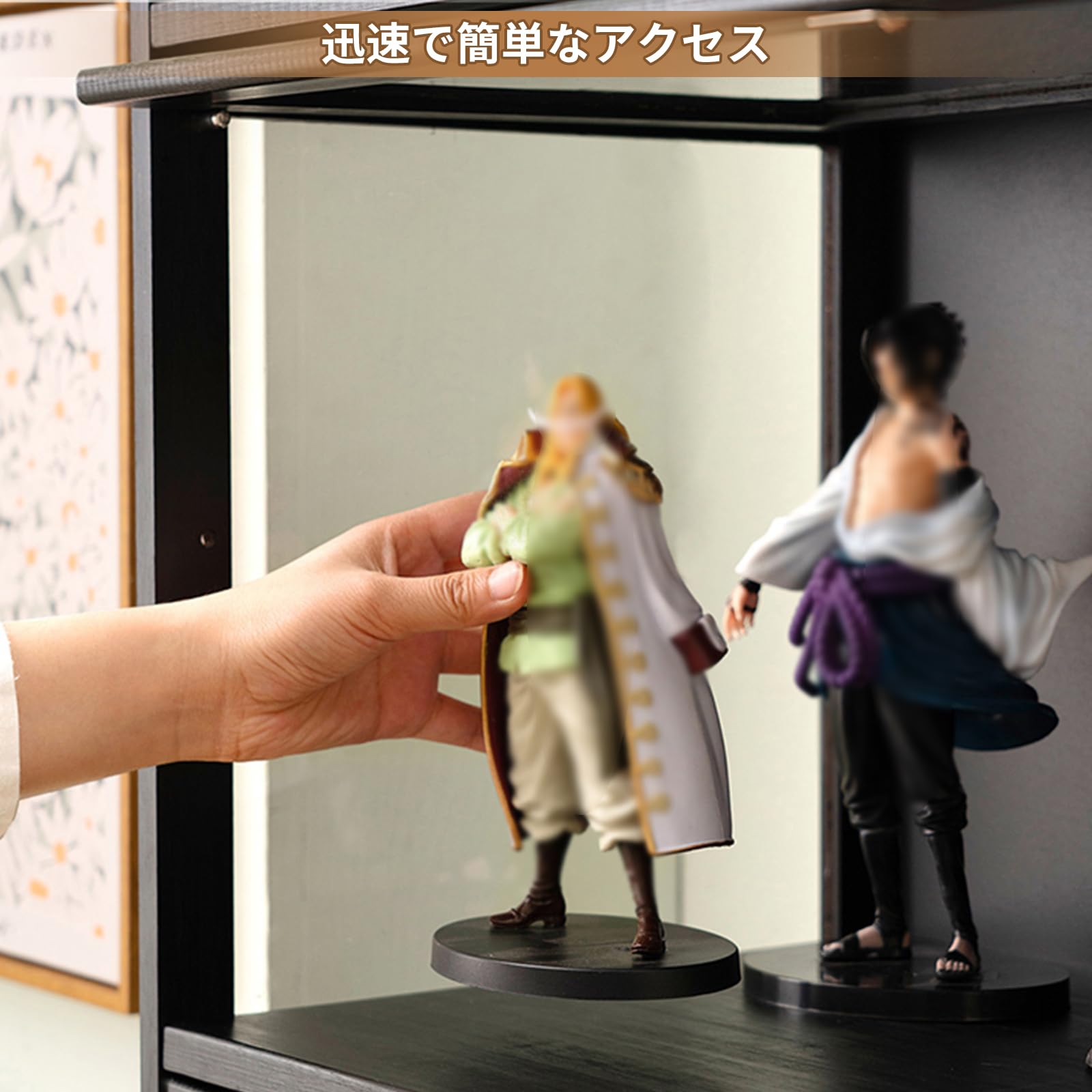 Amazon.co.jp: Wokouiys フィギュアケース 棚 アクリル コレクション