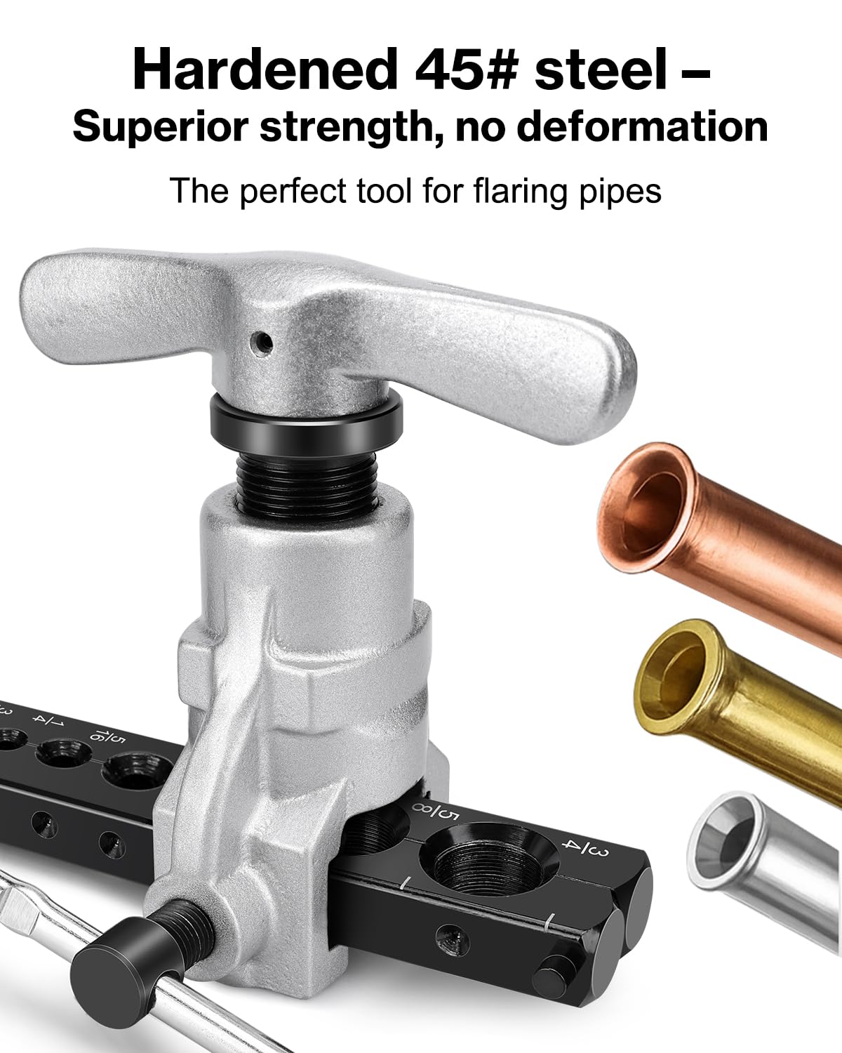 Herramienta Abocardar Tubos Freno, Cortador Tubos Herramienta Abocardar Tubos Aire Acondicionado Cortador Tubos Tubos Cobre Plástico Aluminio