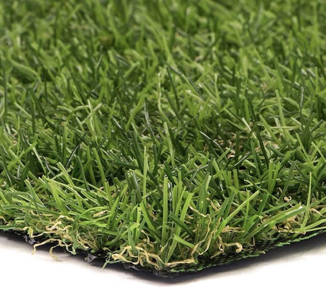 Gazon synthétique vert de 20 mm pour la maison et le jardin, découpable, drainant, 2 x 10 m