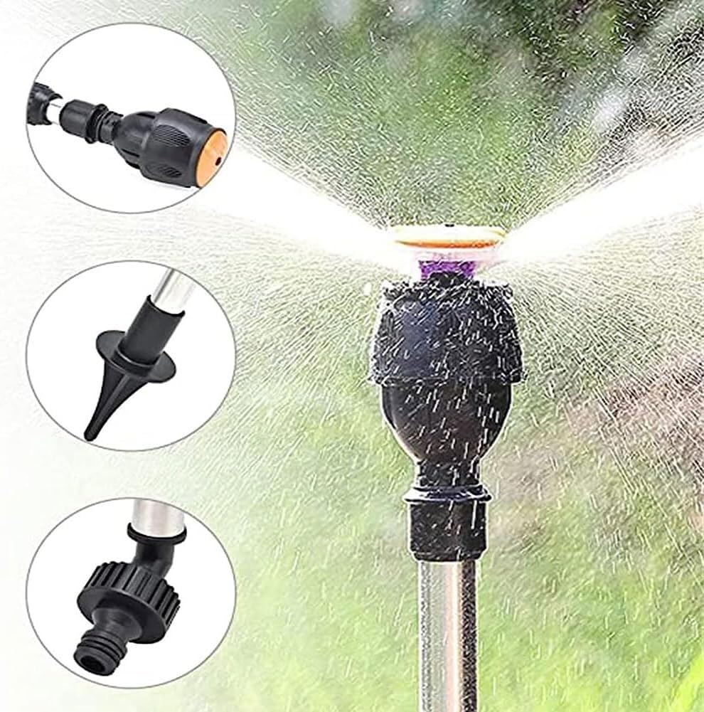 Irrigatore A Treppiede Rotante, Irrigatore A Treppiede Rotante A 360 Gradi Irrigatore Rotante A Treppiede Automatico 89529307