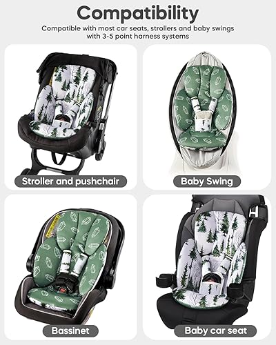 Miniatura 6 de Inserto de asiento de automóvil para recién nacido, inserto para recién nacido, recién nacido, asiento de automóvil recién nacido, soporte de cuerpo