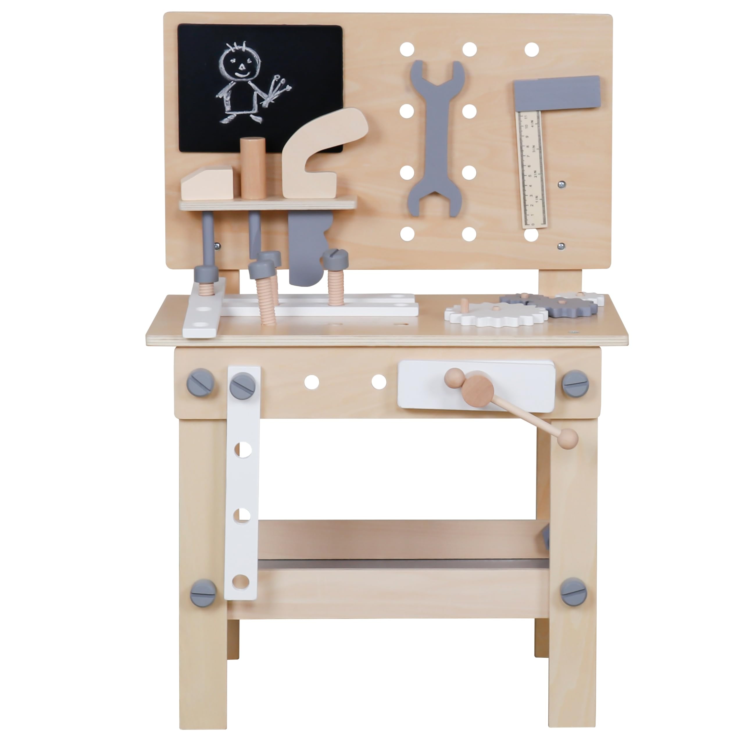 Établi créatif - Pour enfants - Avec outils en bois