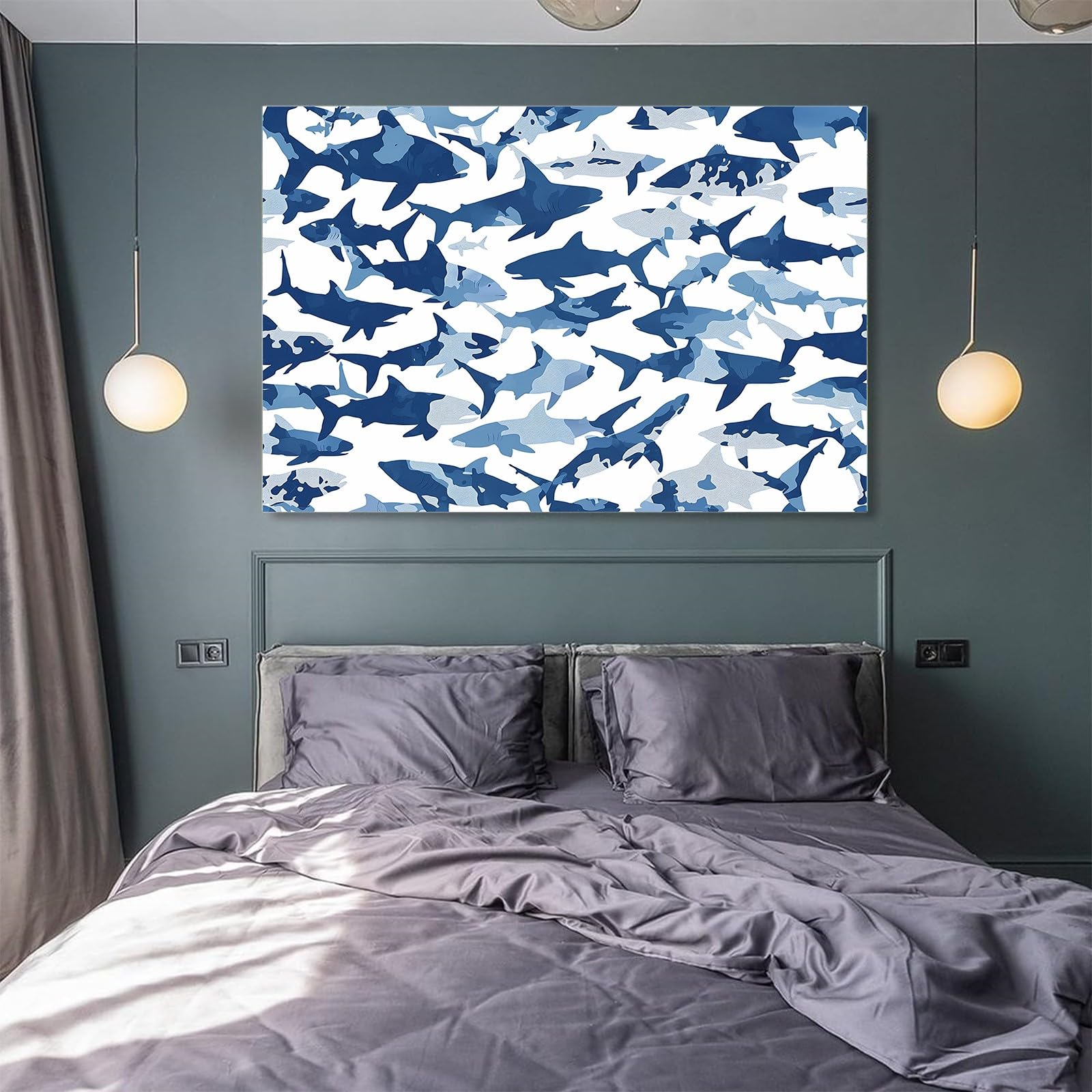Quadro Su Tela Con Cigno Bianco Elegante - Decorazione Murale Per Soggiorno E Camera Da Letto, 40x50 Cm, Senza Cornice