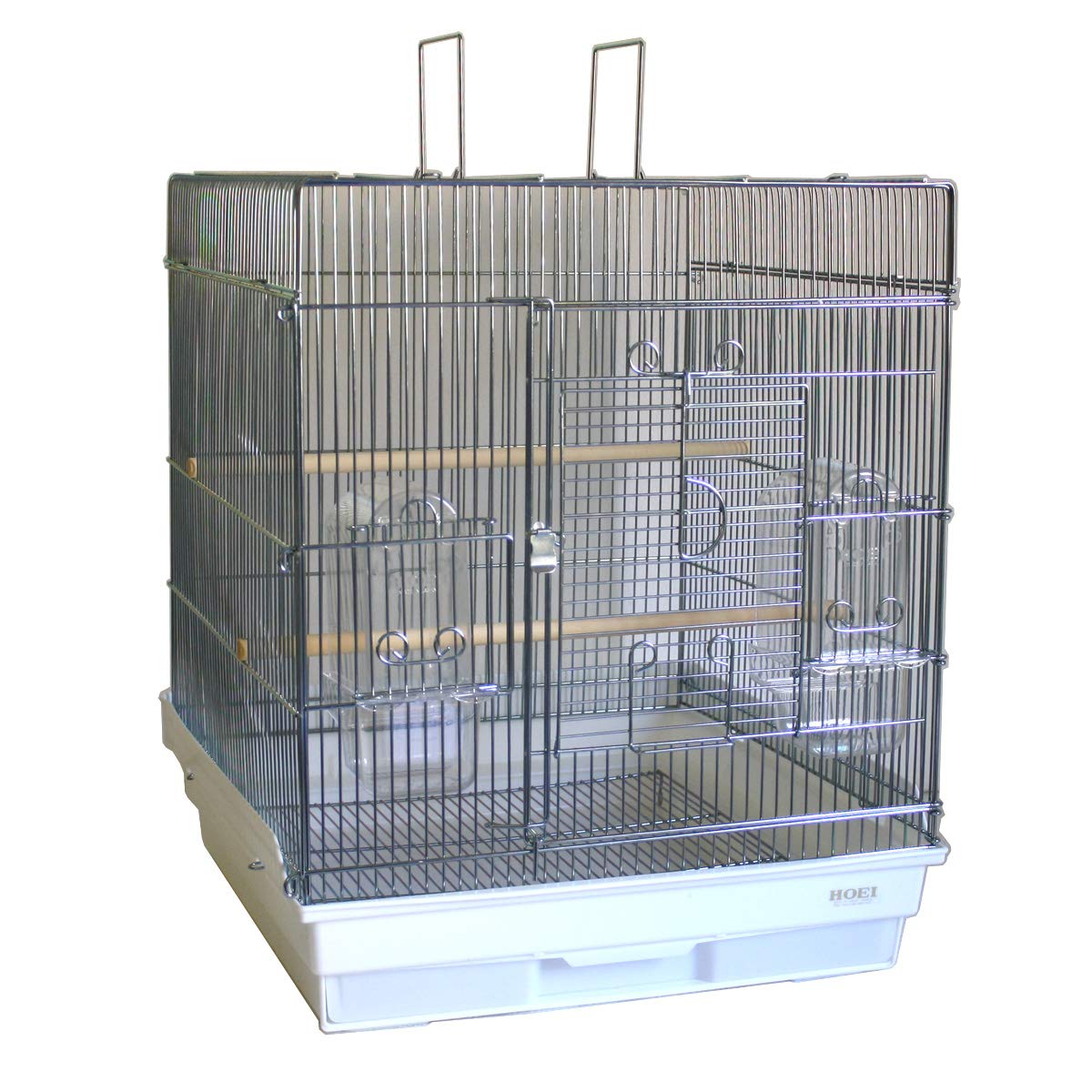 Amazon | ホーエイ 鳥かご 465インコ手のりG ホワイト | ホーエイ