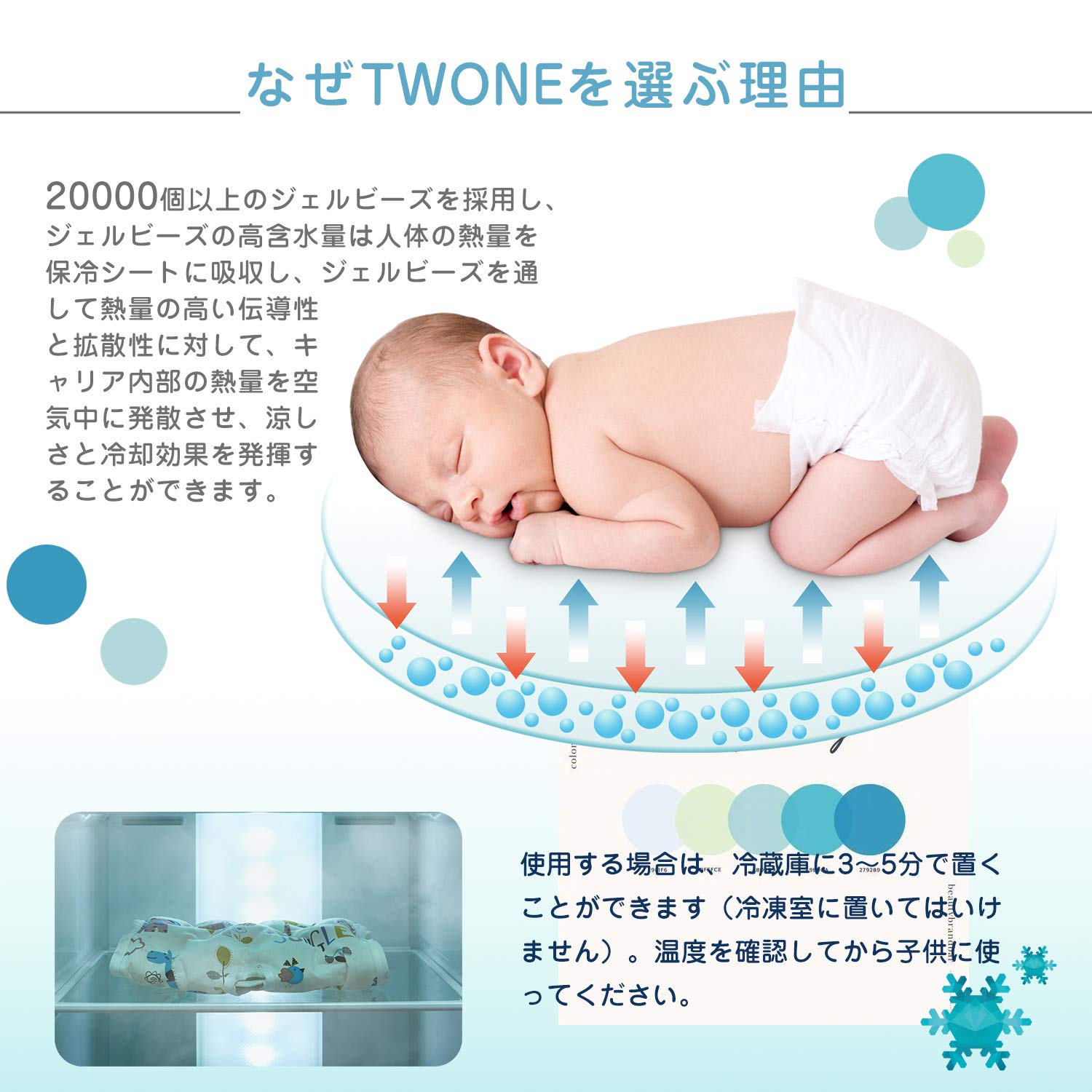 : 2024年改良バージョンTWONE ベビーカー 保冷 シート