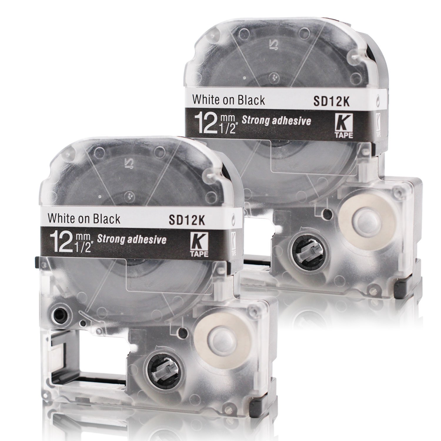 Buy Absonic Compatible Label Tape Replacement for EPSON LC4BWV9 LK