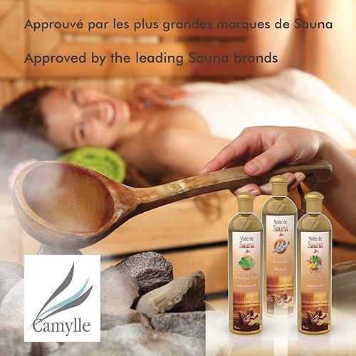 Miniatura 2 de Camylle - Sauna Fragrance Luxe - Fragancias a base de aceites esenciales puros y naturales para sauna - Energizante con aromas frescos y fascinantes