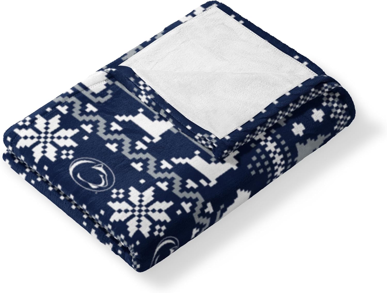 NORTHWEST NCAA Penn State Nittany Lions, Xmas Time, Silk Touch Throw Blanket, 50 x 60 Inches