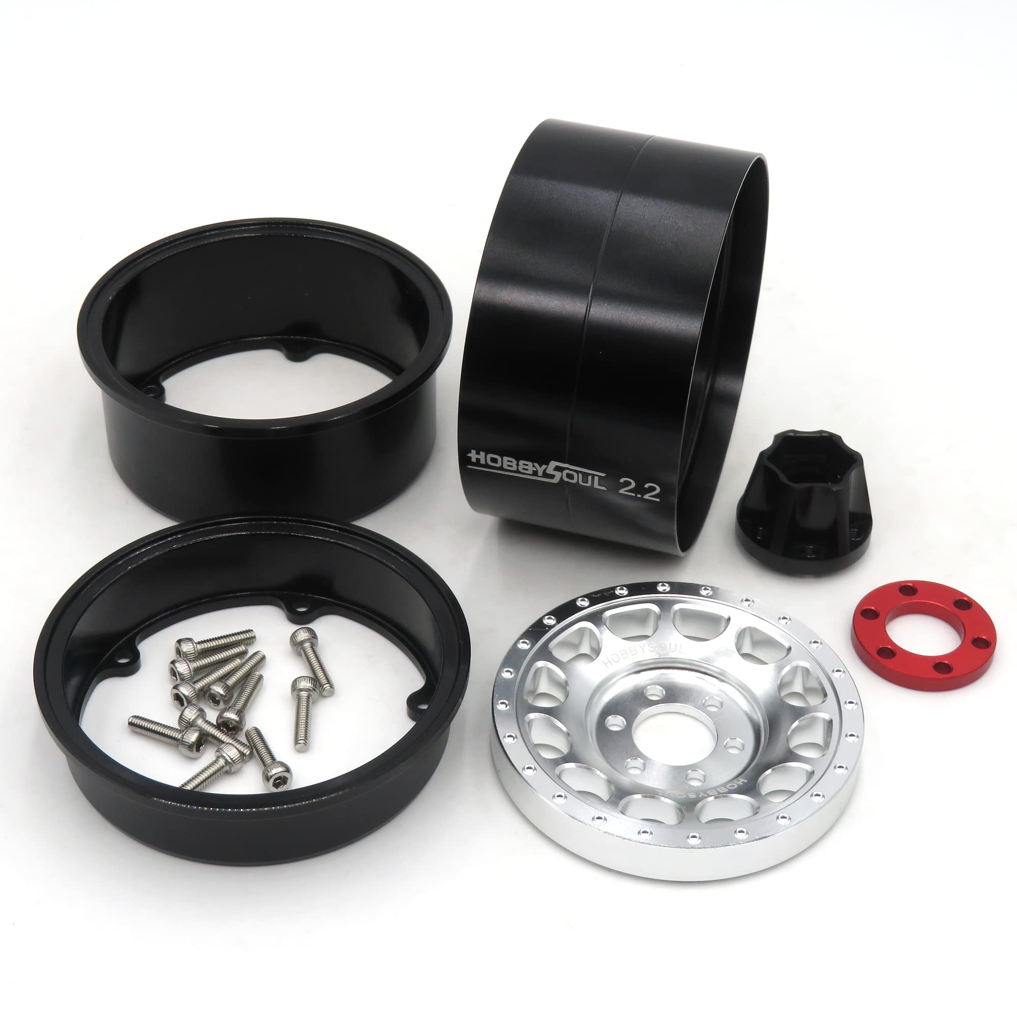 Amazon | HOBBYSOUL RC 2.2 ビードロックホイール 調節可能 4